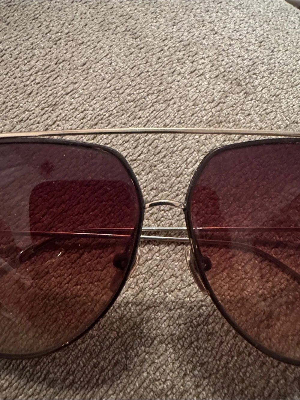 DITA CONDOR Aviator Sunglasses with Brown Gradient Lenses and Gold Frame